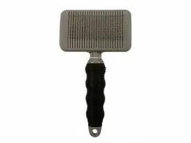 Self-cleaning slicker brush Medium black/grey