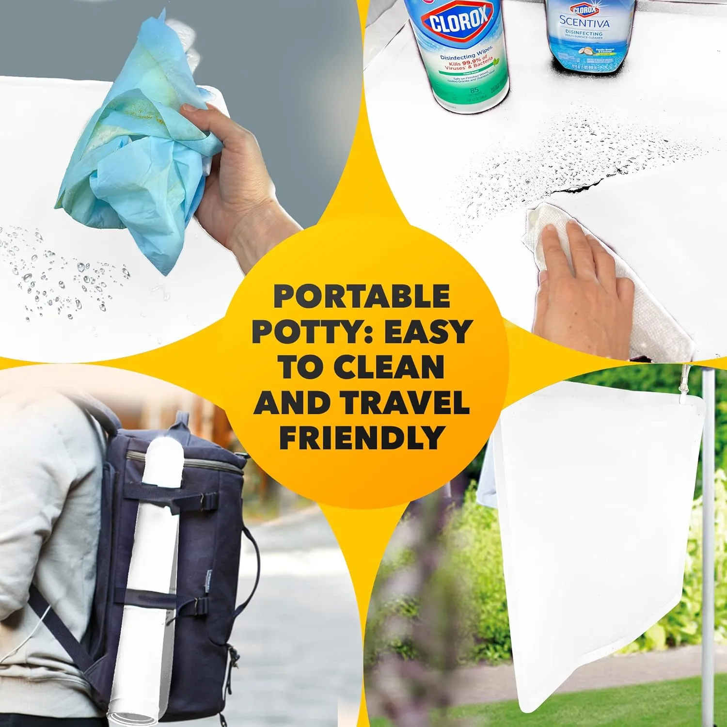 Skywin TidyFriend Silicone Pee Pad Holder, 2 Pack 24 x 24 Inch No-Spill, Leakproof, Easy-to-Clean Puppy Pad Holder (White)