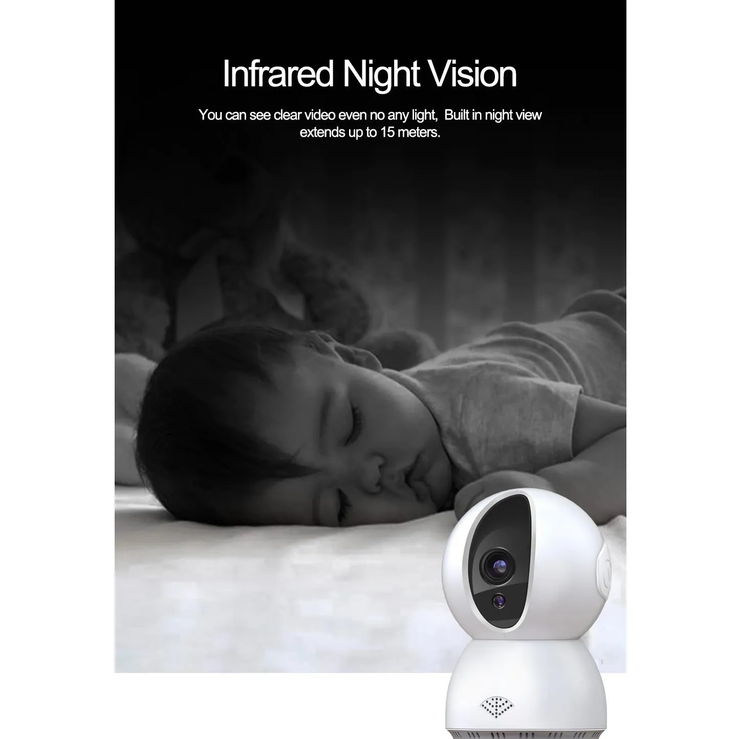 Smart Pet and Baby Monitoring Security Camera Full HD 1080P