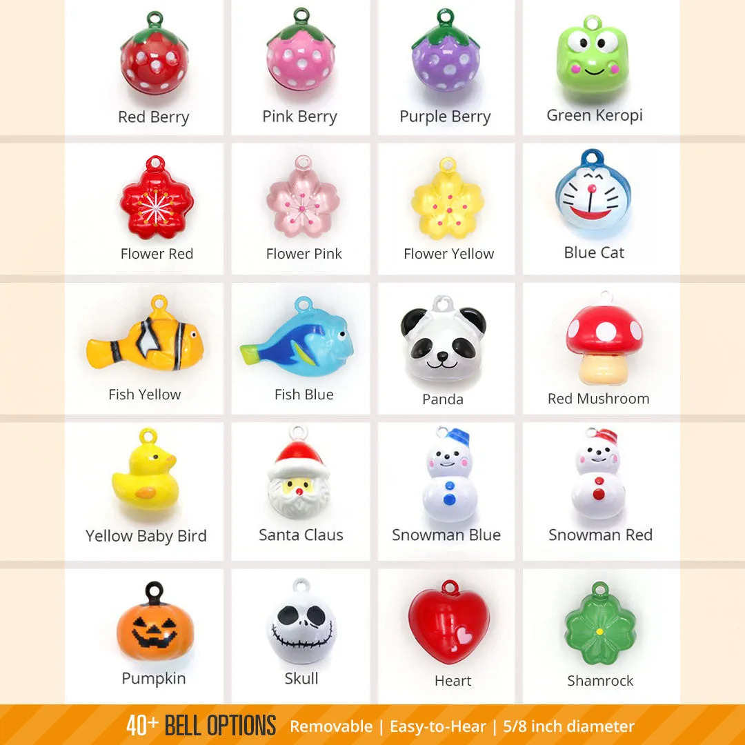 Specialty Pet Collar Jingle Bell (40  Styles) - Pick One - For Cat Collars & Small Dog Collars (EXTRA LOUD)