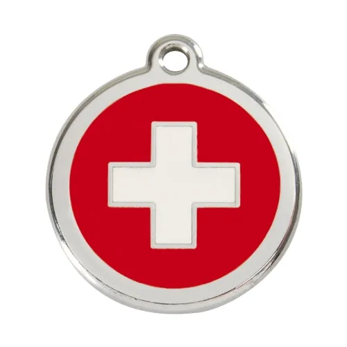 Swiss Cross ID Tag