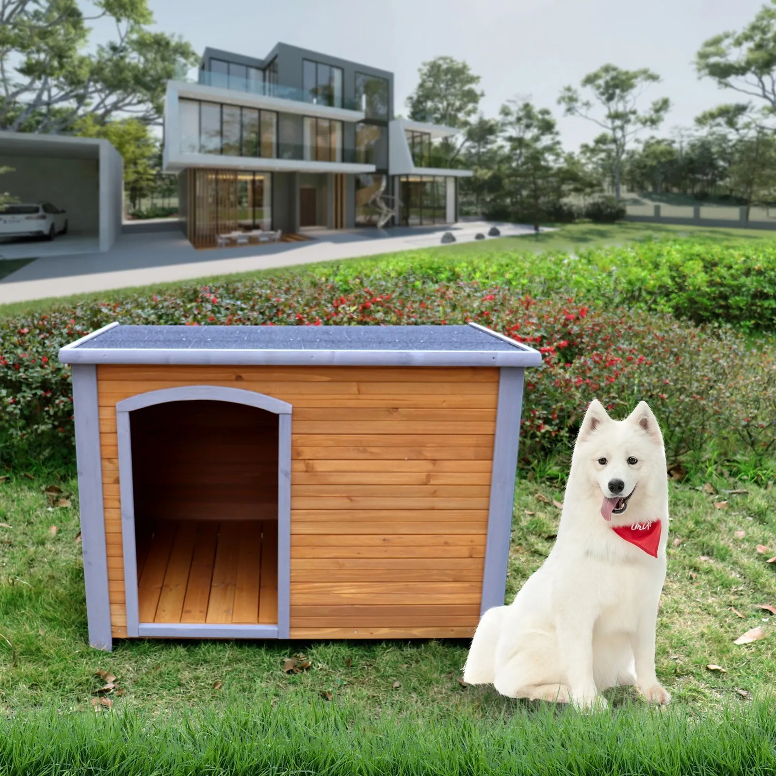 Timber Haven – Weatherproof Dog House