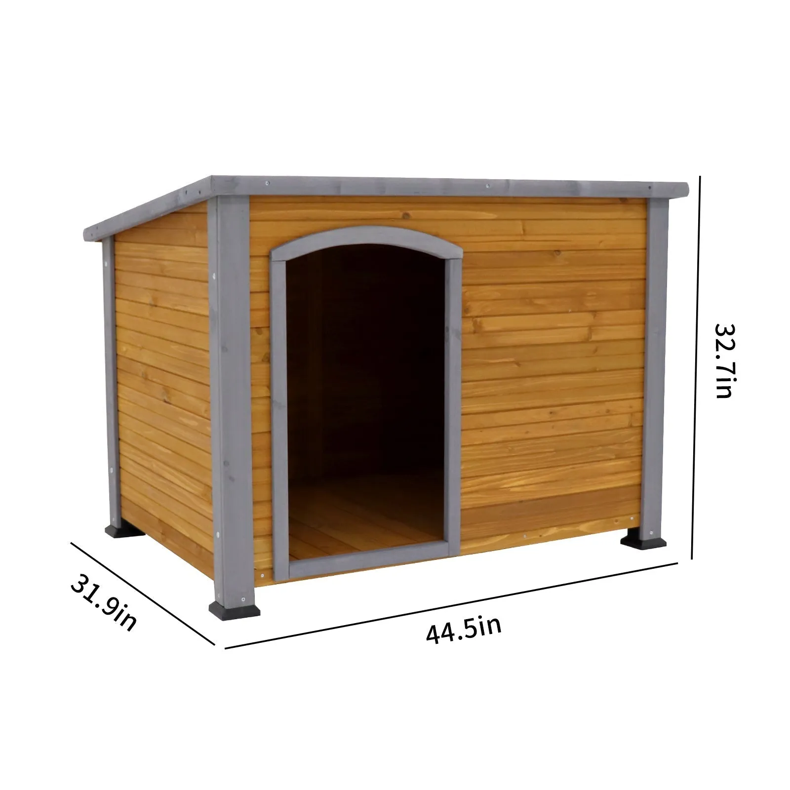 Timber Haven – Weatherproof Dog House
