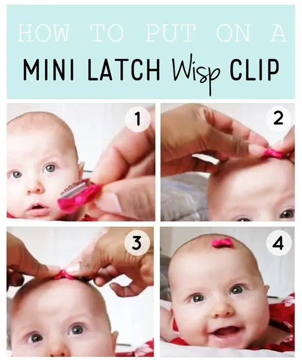 Tiny Wisp Clips Set of 3 - Sandy by Baby Wisp