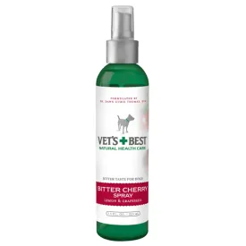 Vets Best Dog Bitter Cherry Chew Deterrent Spray 7.5oz