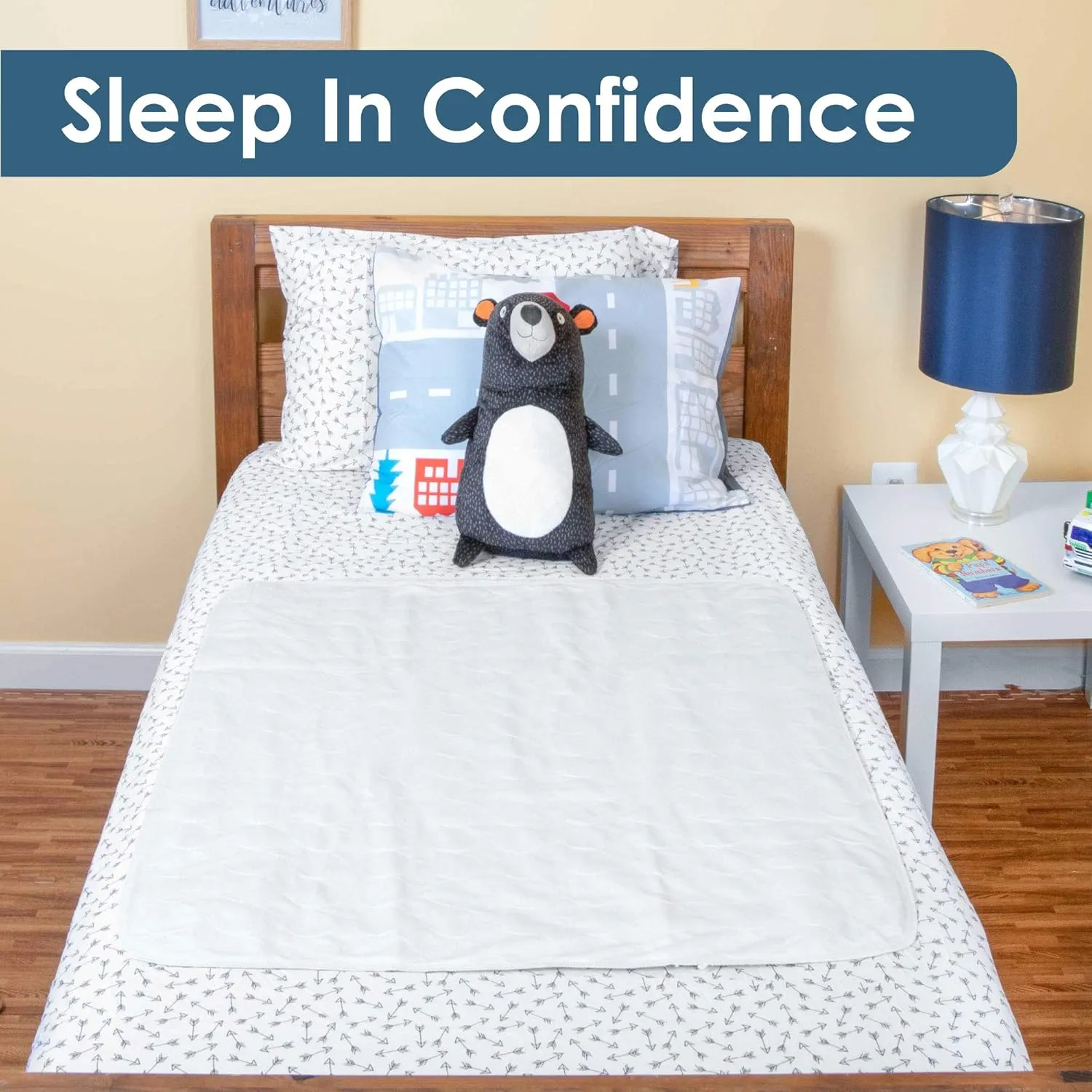 Washable Bed Pads - Reusable Waterproof Mattress Pad for Kids & Adults - Use as Seniors Incontinence Bed Pads, Potty Training, and Pet Pee Pads for Dogs and Cats - Pack of 4 - 34x36