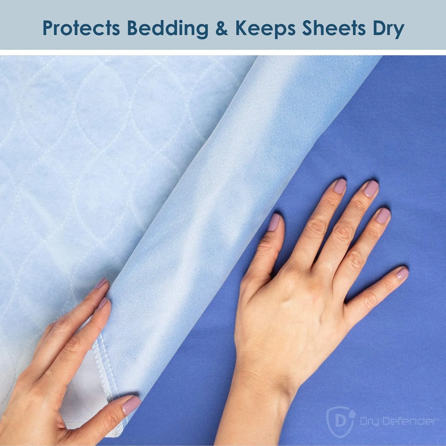 Washable Bed Pads - Reusable Waterproof Mattress Pad for Kids & Adults - Use as Seniors Incontinence Bed Pads, Potty Training, and Pet Pee Pads for Dogs and Cats - Pack of 4 - 34x36