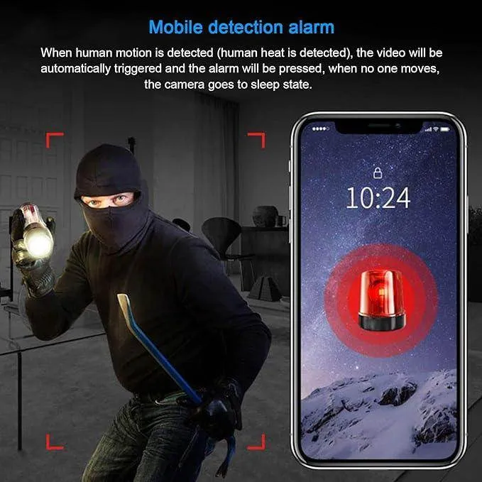 Wireless Security Camera with Night Vision & Motion Detection